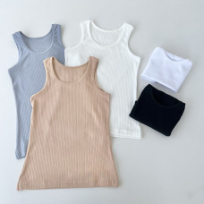 Майка для дівчинки рубчик 10-11 років ( 5 шт/уп ) ТМ Nicoletta