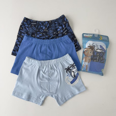 Дитячі труси боксерки для хлопчиків 9-10 років ТМ Domi (3 шт/уп)