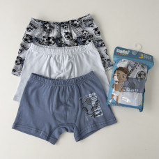 Дитячі труси боксерки для хлопчиків 9-10 років ТМ Domi (3 шт/уп)