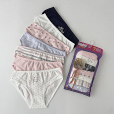 Детские трусики неделька для девочек 5-6 лет (7 шт/уп)