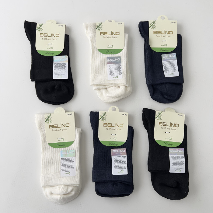 Женские хлопковые носки 36-40 (6 шт/уп)
