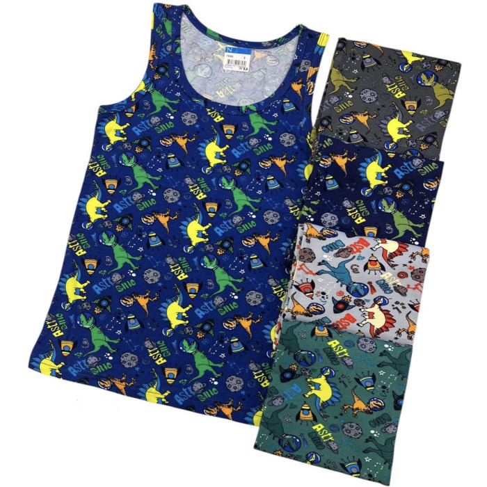 Майка для хлопчиків 2-3 роки ТМ Nicoletta (5шт/уп)