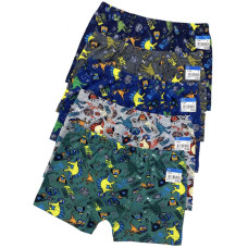 Дитячі труси боксерки для хлопчиків Розмір: 1 (2 роки) (5шт/уп)