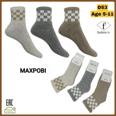 Махрові шкарпетки дитячі 11-12 років ТМ Belino (6 шт/уп)