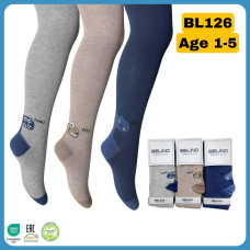 Колготки хлопковые для мальчиков р 5-6 лет  Belino (3 шт/уп)