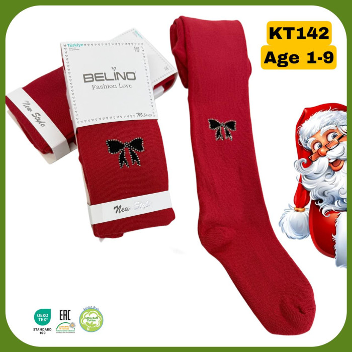 Колготки для дівчаток бавовняні р.3-4 роки TM Belino (3 шт/уп)