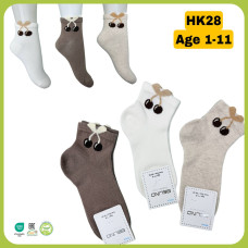 Носки хлопковые 1-2 года для девочек ТМ Belino (6 шт/уп)