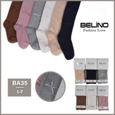 Колготки для дівчаток бавовняні р.1-2 роки TM Belino (6 шт/уп)