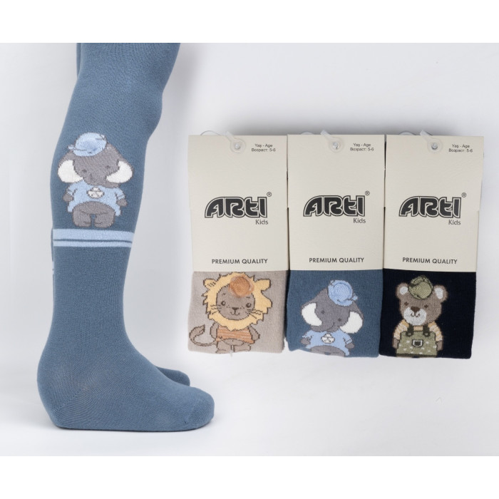 Бавовняні колготки дитячі 1-2 роки TM Arti (3 шт/уп)  