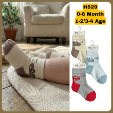 Носки хлопковые 3-4 года для девочек ТМ Belino (6 шт/уп)