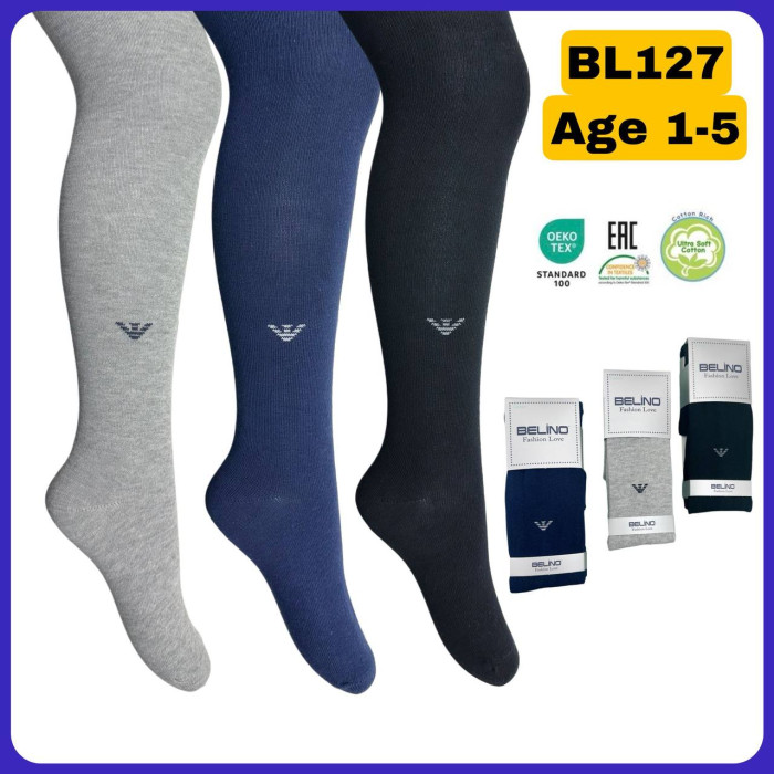 Бавовняні Колготки для хлопчиків р 1-2 роки Belino (3 шт/уп)