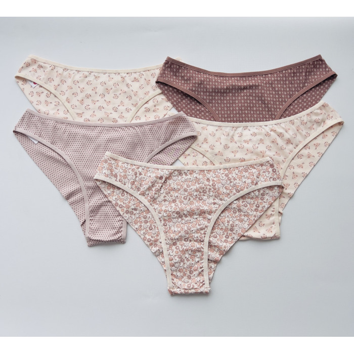 Трусы женские американки "Dominant". Размер: M ( 5 шт/уп). Турция.