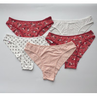 Трусы женские американки "Dominant". Размер: M ( 5 шт/уп). Турция.