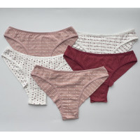 Трусы женские американки "Dominant". Размер: M ( 5 шт/уп). Турция.