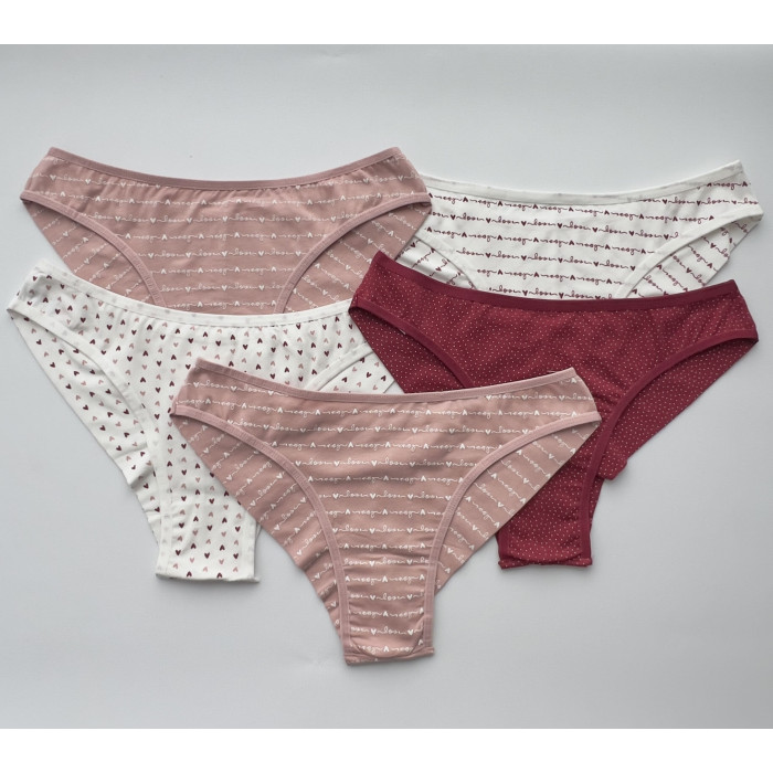 Труси жіночі американки "Dominant". Розмір: S (5 шт./пач.). Туреччина.