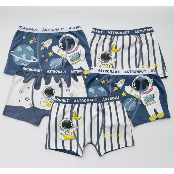 Дитячі труси боксерки для хлопчиків 4-5 років (5 шт/уп)  ТМ Domi