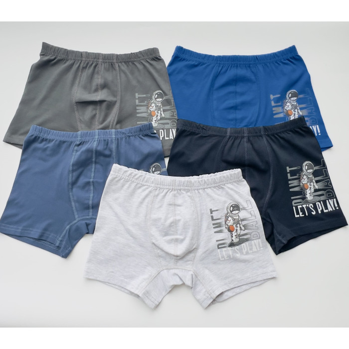 Дитячі труси боксерки для хлопчиків 14 років (5 шт/уп)  ТМ Domi