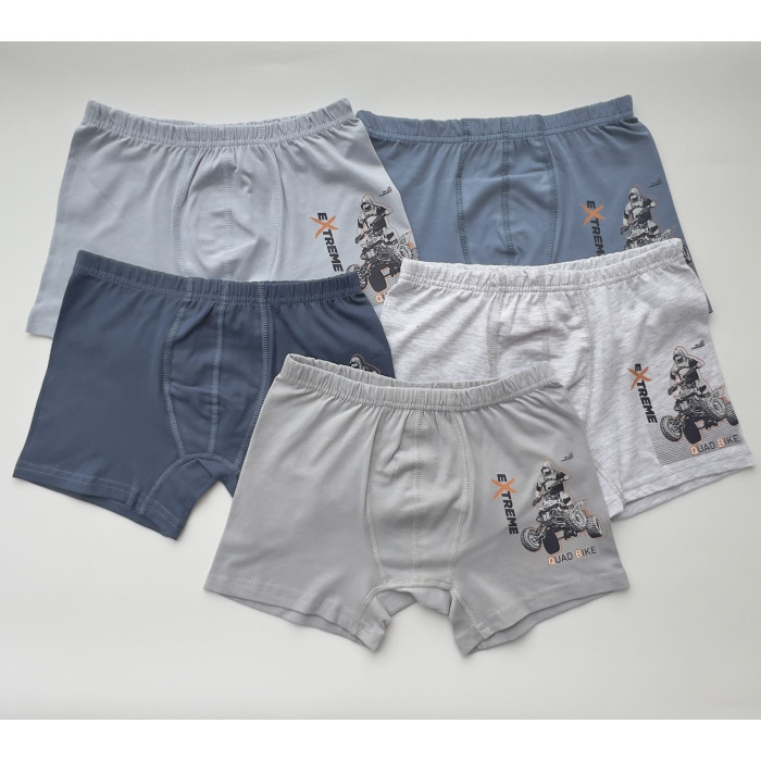 Дитячі труси боксерки для хлопчиків 14 років (5 шт/уп)  ТМ Domi