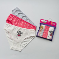 Дитячі трусики для дівчаток 7-8 років (3шт/уп) ТМ Domi