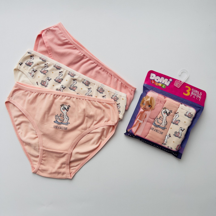Дитячі трусики для дівчаток 5-6 років (3шт/уп) ТМ Domi