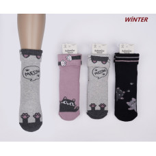 Махровые носки для девочек 1-2 года ТМ Arti (6 шт/уп) 250258