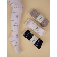 Махровые колготки для девочек 1-2 года TM Arti (3 шт/уп) 350271