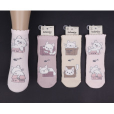 Носки хлопковые 1-2 года для девочек ТМ Katamino (6 шт/уп)