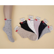 Носки хлопковые 1-2 года для девочек ТМ Katamino (6 шт/уп)