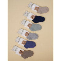 Носки хлопковые для малышей 12-18 мес (6 шт/уп) ТМ.Katamino