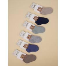 Носки хлопковые для малышей 12-18 мес (6 шт/уп) ТМ.Katamino