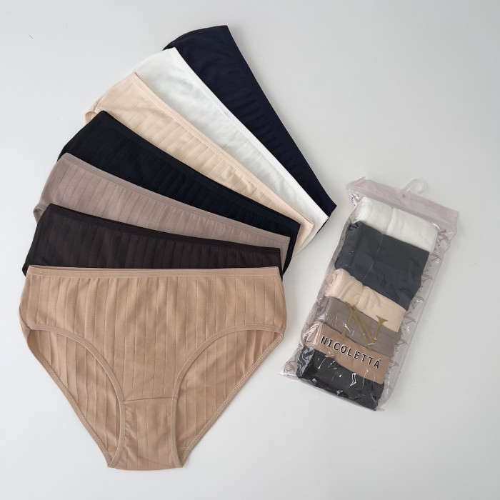 Набор трусиков неделек батал - Размер: 4XL. ( 7 шт/уп). ТМ. Nicoletta