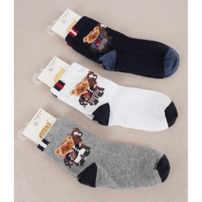 Хлопковые носки для мальчиков 7-8 лет ТМ Katamino (3 шт/уп)