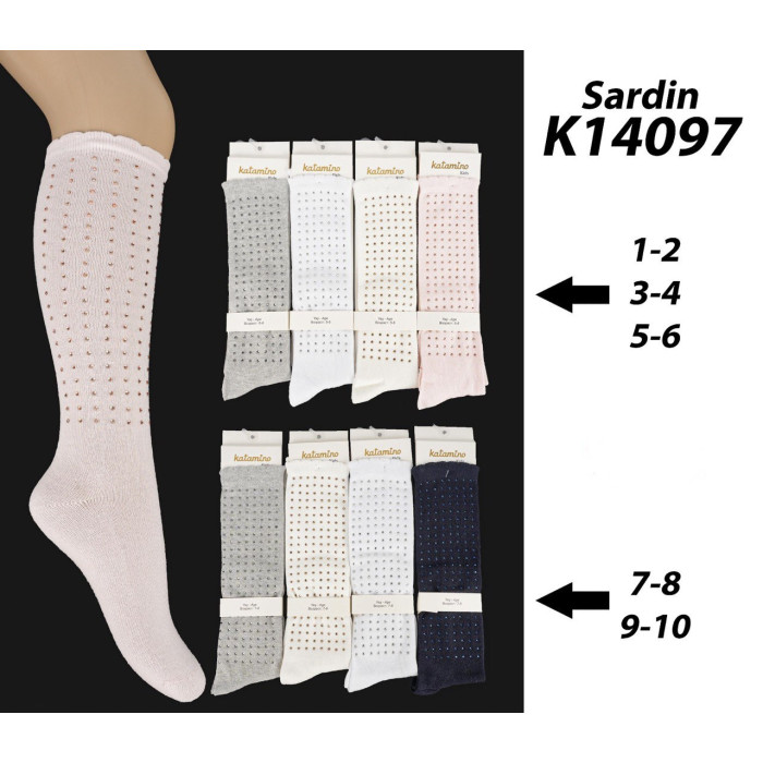 Гольфи бавовняні для дівчаток 1-2 роки ТМ Katamino (4 шт/уп)