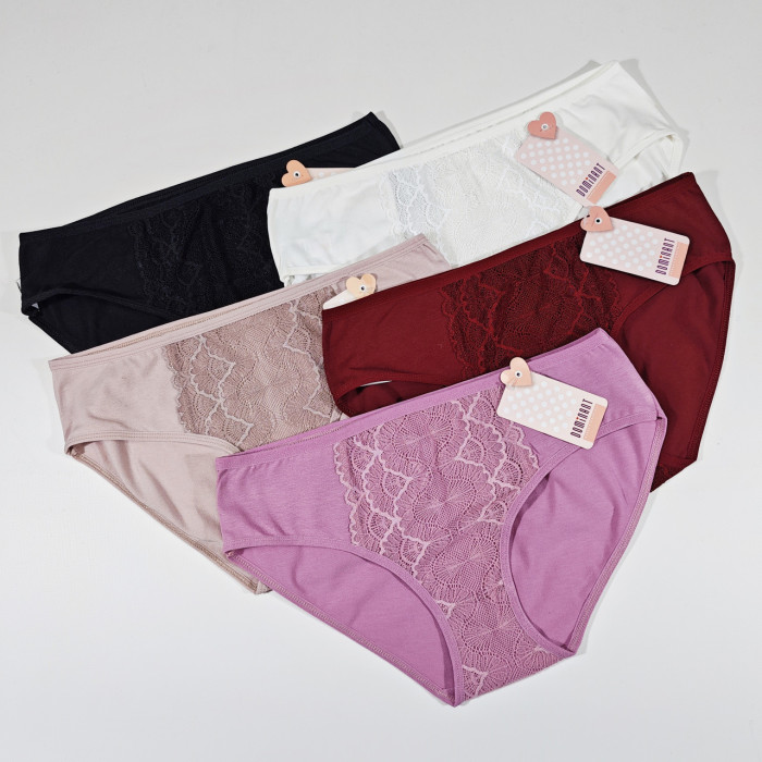 ОПТОМ. Набір жіночих трусів "Dominant". Розмір: 2XL ( 5 шт/уп). Туреччина.