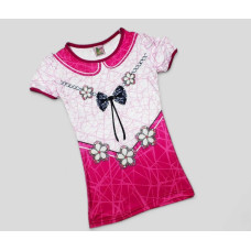 ОПТОМ Дитяче плаття "Бантик" для дівчинки 8,9,10,11,12 років (5 шт/уп) (тканина масло)