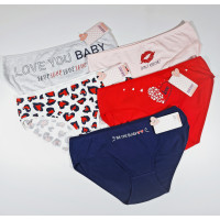 ОПТОМ. Набор женских трусов "Dominant". Размер: XL ( 5 шт/уп). Турция.