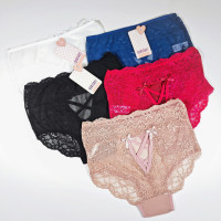 ОПТОМ. Набір жіночих трусів "Dominant". Розмір: STD. ( 5 шт/уп). Туреччина.