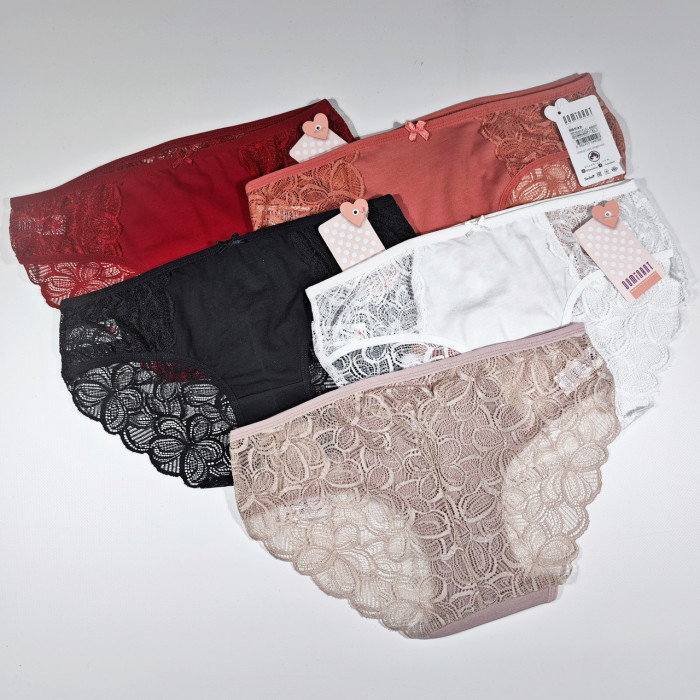 ОПТОМ. Набір жіночих трусів "Dominant". Розмір: XL ( 5 шт/уп). Туреччина.
