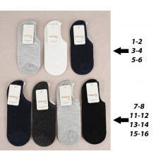 Бавовняні шкарпетки сліди для хлопчиків 9-10 років ТМ Katamino сітка (6 шт/уп)