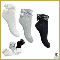 Шкарпетки бавовняні 11-12 років для дівчаток ТМ Belino  (6 шт/уп)