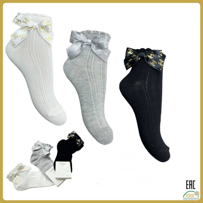 Шкарпетки бавовняні 11-12 років для дівчаток ТМ Belino  (6 шт/уп)