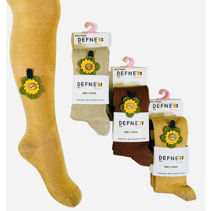 Колготки для девочек хлопковые 3-4 года ТМ Defne (3 шт/уп)