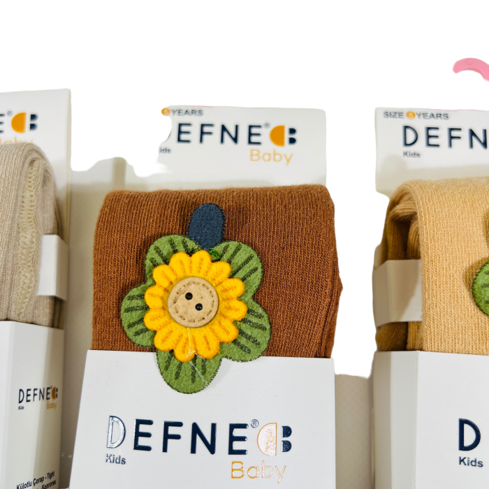 Колготки для дівчаток бавовняні 7-8 років ТМ Defne (3 шт/уп)