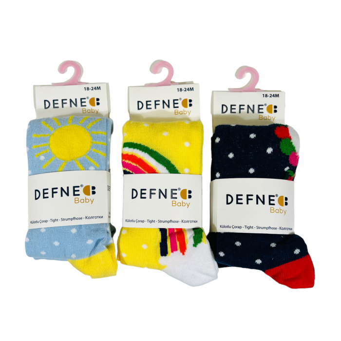 Колготки для новорожденных 6-12 мес ТМ Defne (3 шт/уп)