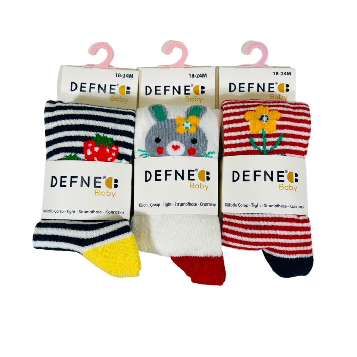 Колготки для немовлят 12-18 міс ТМ Defne (3 шт/уп)
