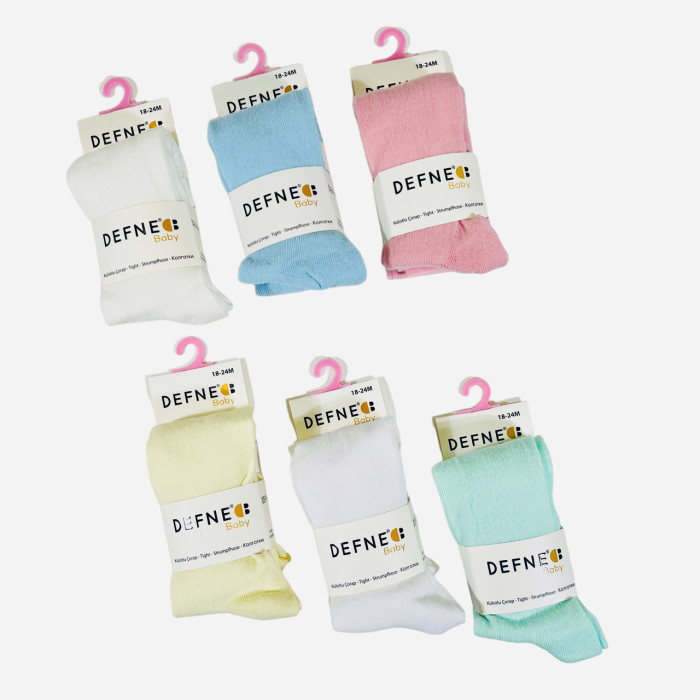 Колготки для новорожденных 0-6 мес ТМ Defne (6 шт/уп)