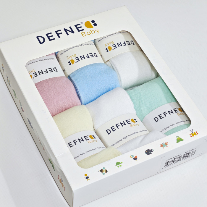 Колготки для новорожденных 12-18 мес ТМ Defne (6 шт/уп)