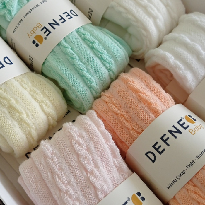 Колготки для немовлят 6-12 міс ТМ Defne (6 шт/уп)