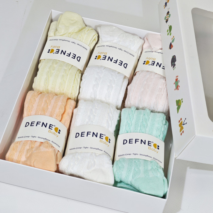 Колготки для немовлят 12-18 міс ТМ Defne (6 шт/уп)