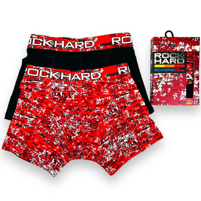 Мужские трусы боксерки. Размер: S. ROCK HARD (Турция) хлопок